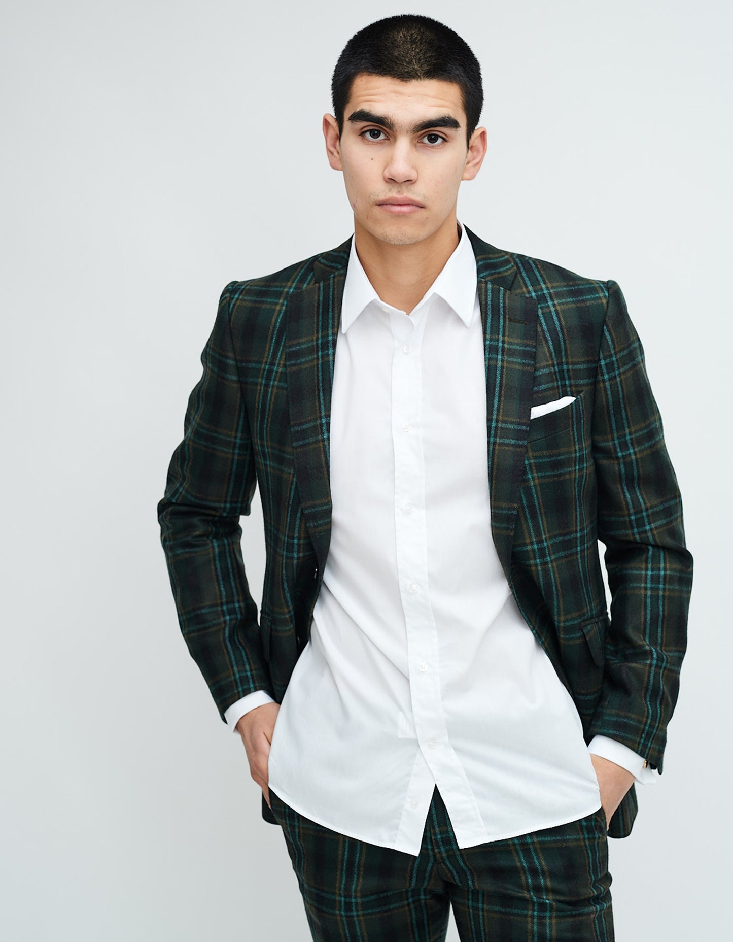 check suit for men