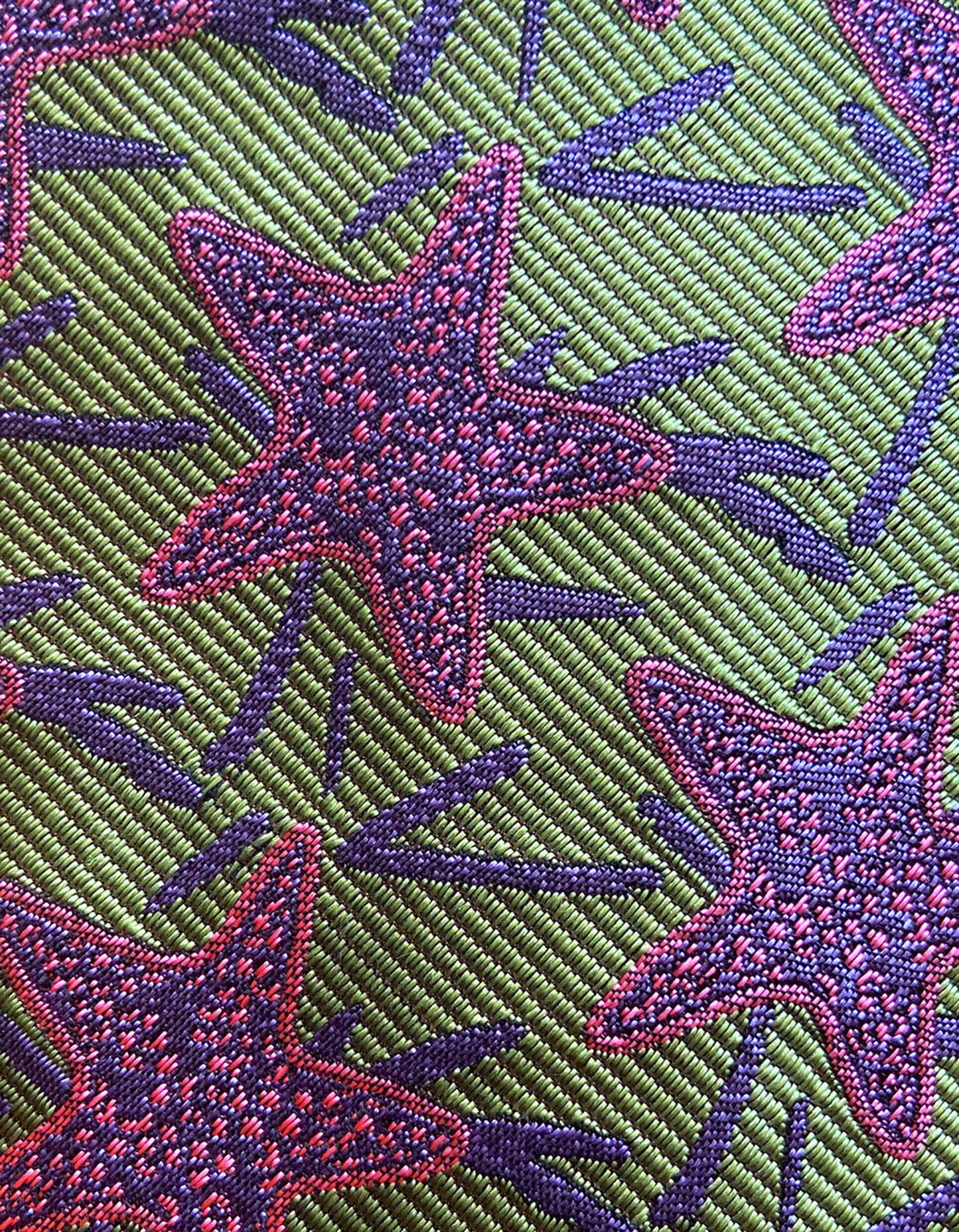 pink starfish tie for men