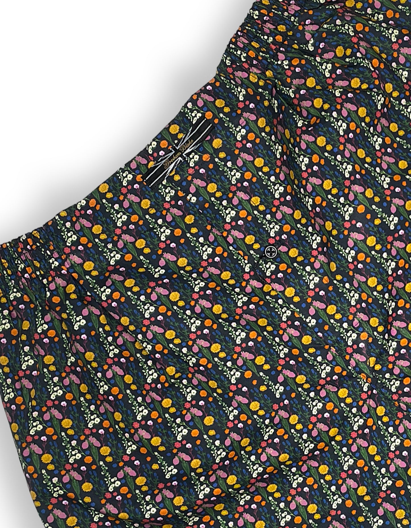 autumnal floral boxer shorts