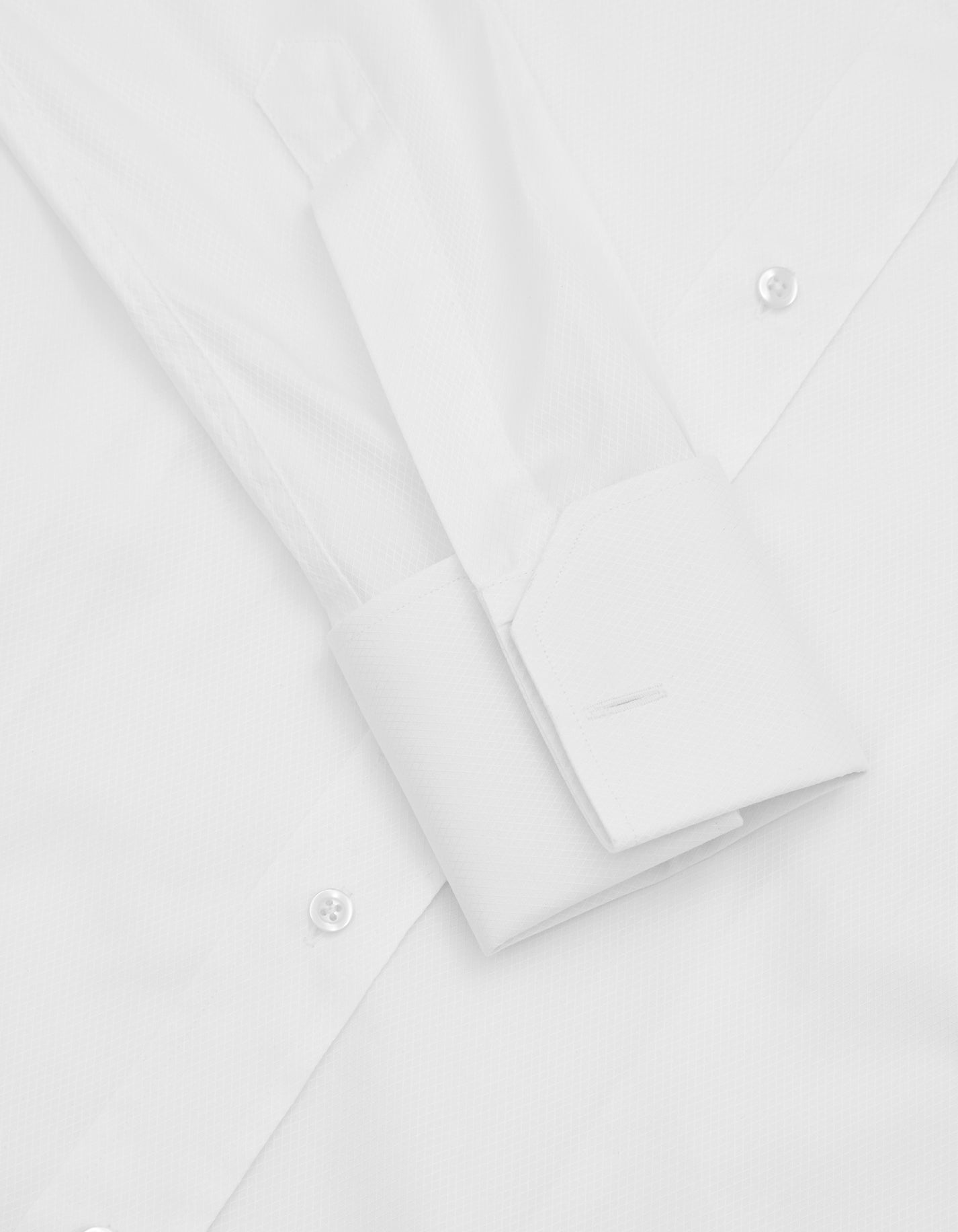 Peaky Binders - White Diamond Jacquard Shirt