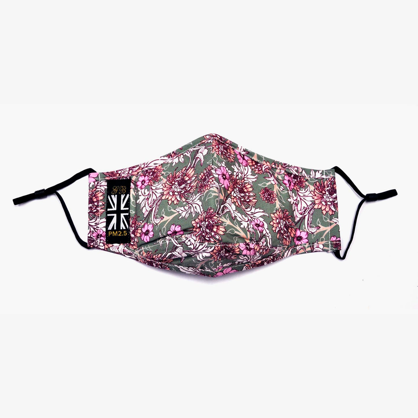 Small Pink Floral Face Mask