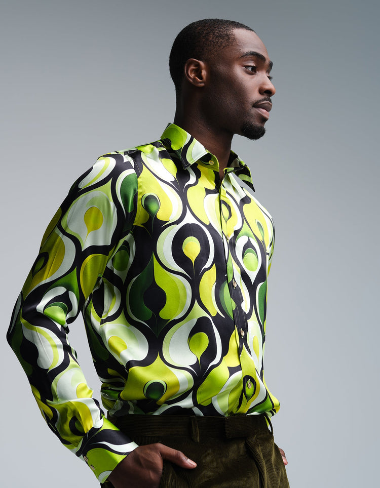 Apples Silk Shirt - Gresham Blake Online