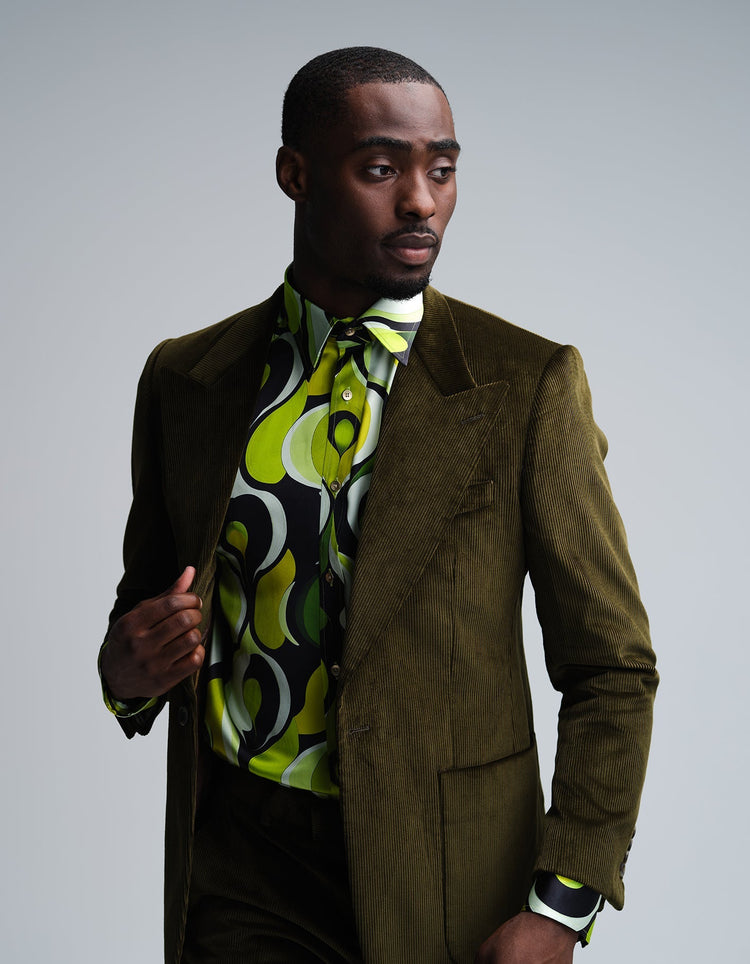 Apples Silk Shirt - Gresham Blake Online