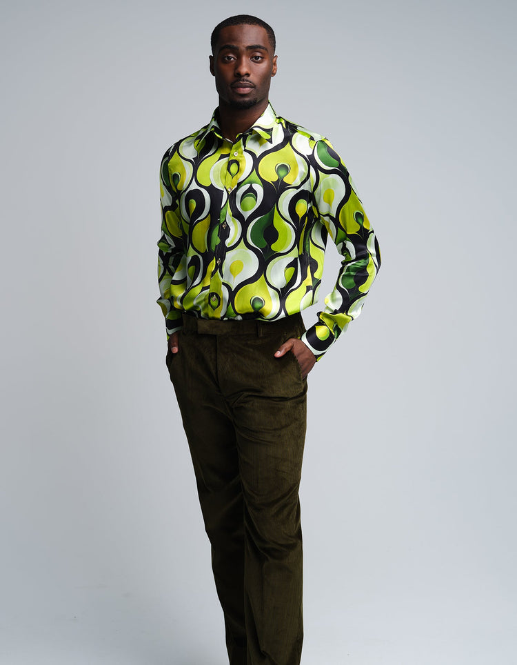 Apples Silk Shirt - Gresham Blake Online