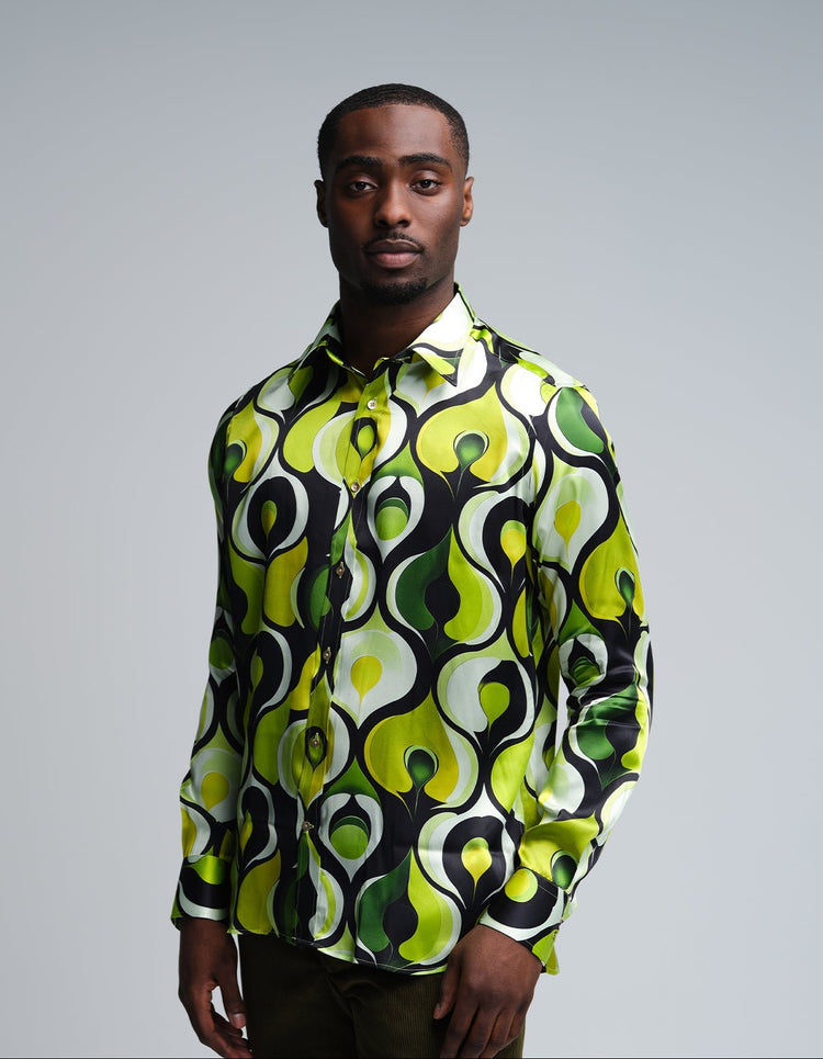 Apples Silk Shirt - Gresham Blake Online