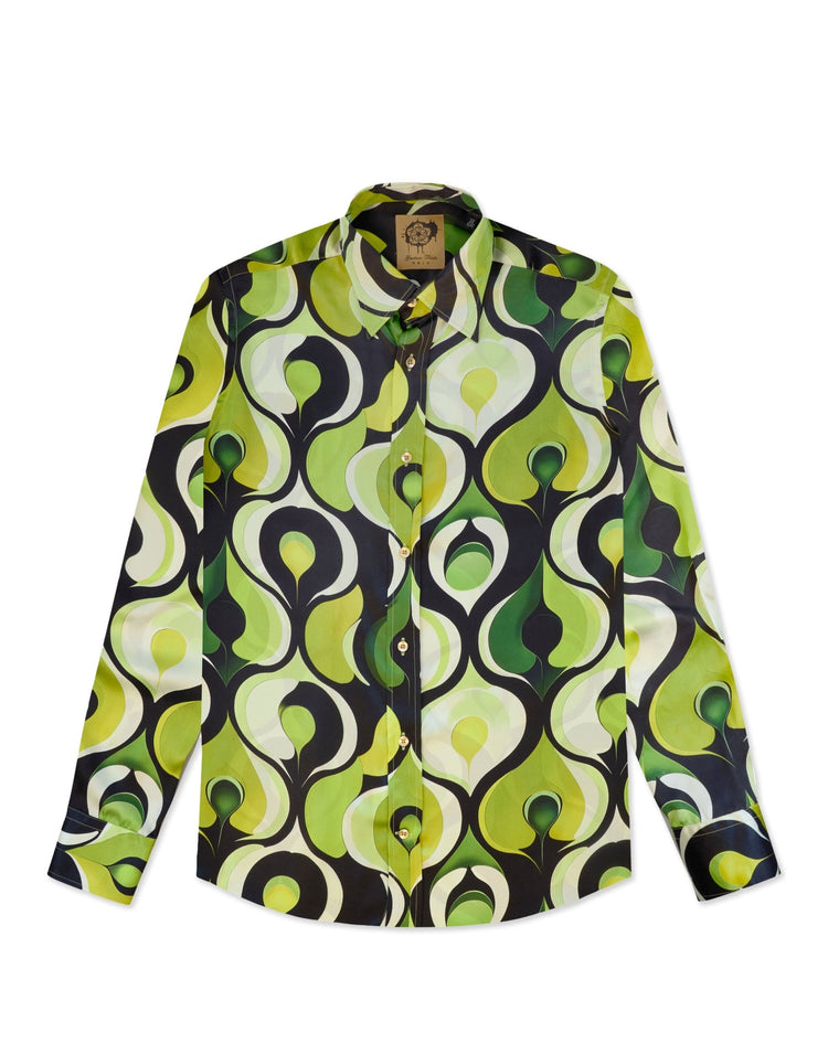 Apples Silk Shirt - Gresham Blake Online