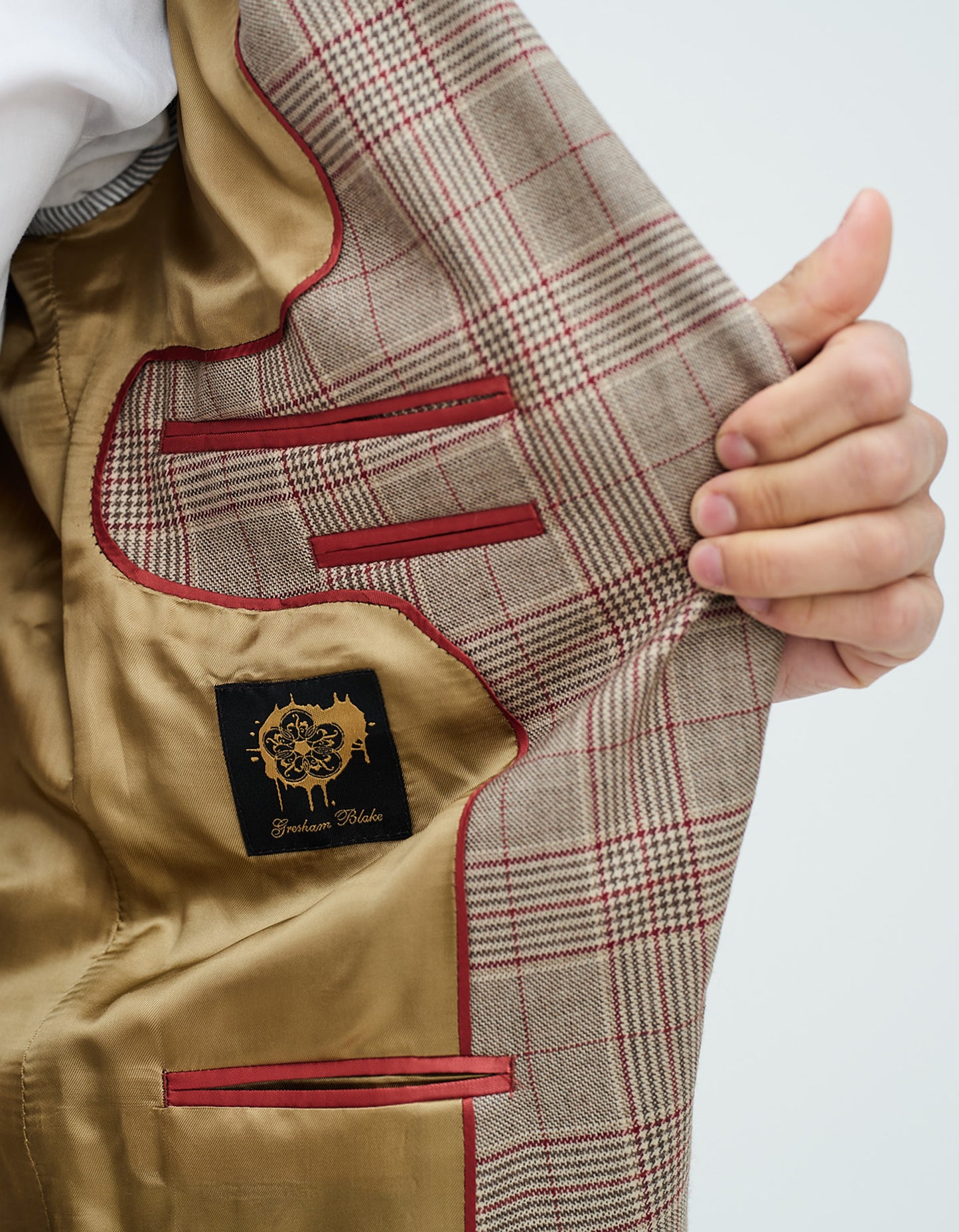 mens check suits
