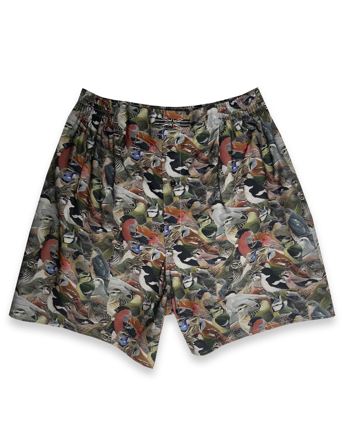 bird printed boxer shorts