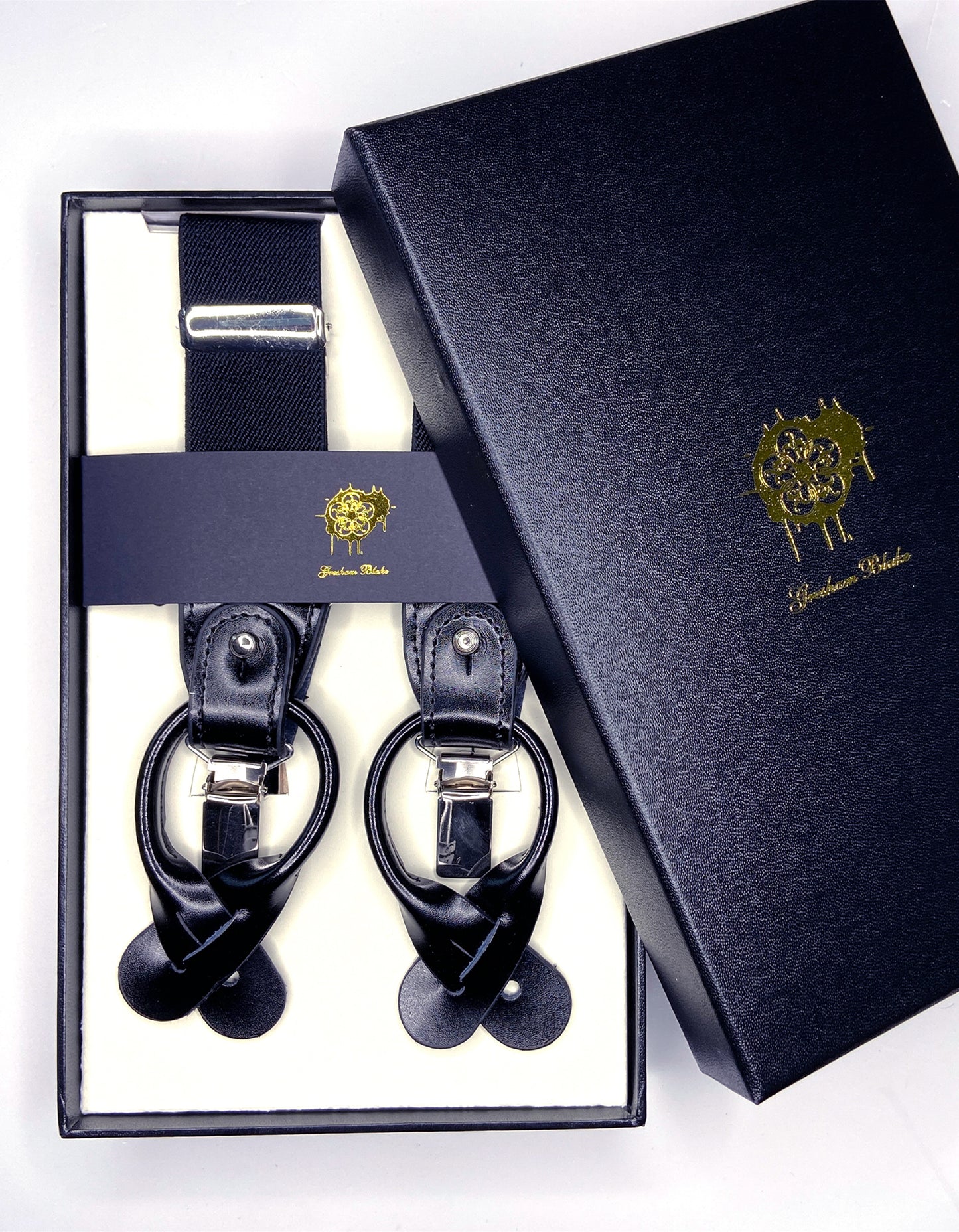 mens black braces