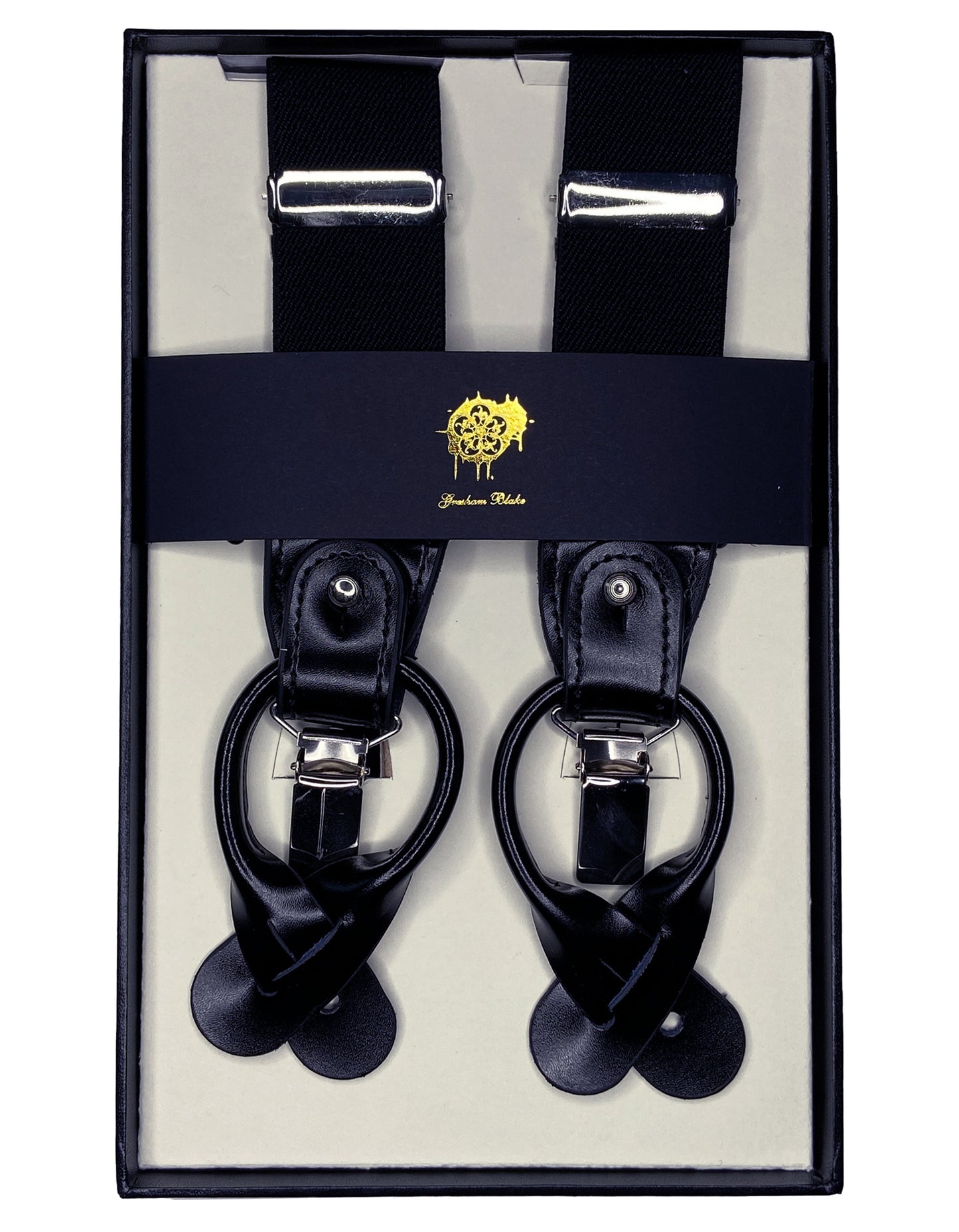 black 2 in 1 braces