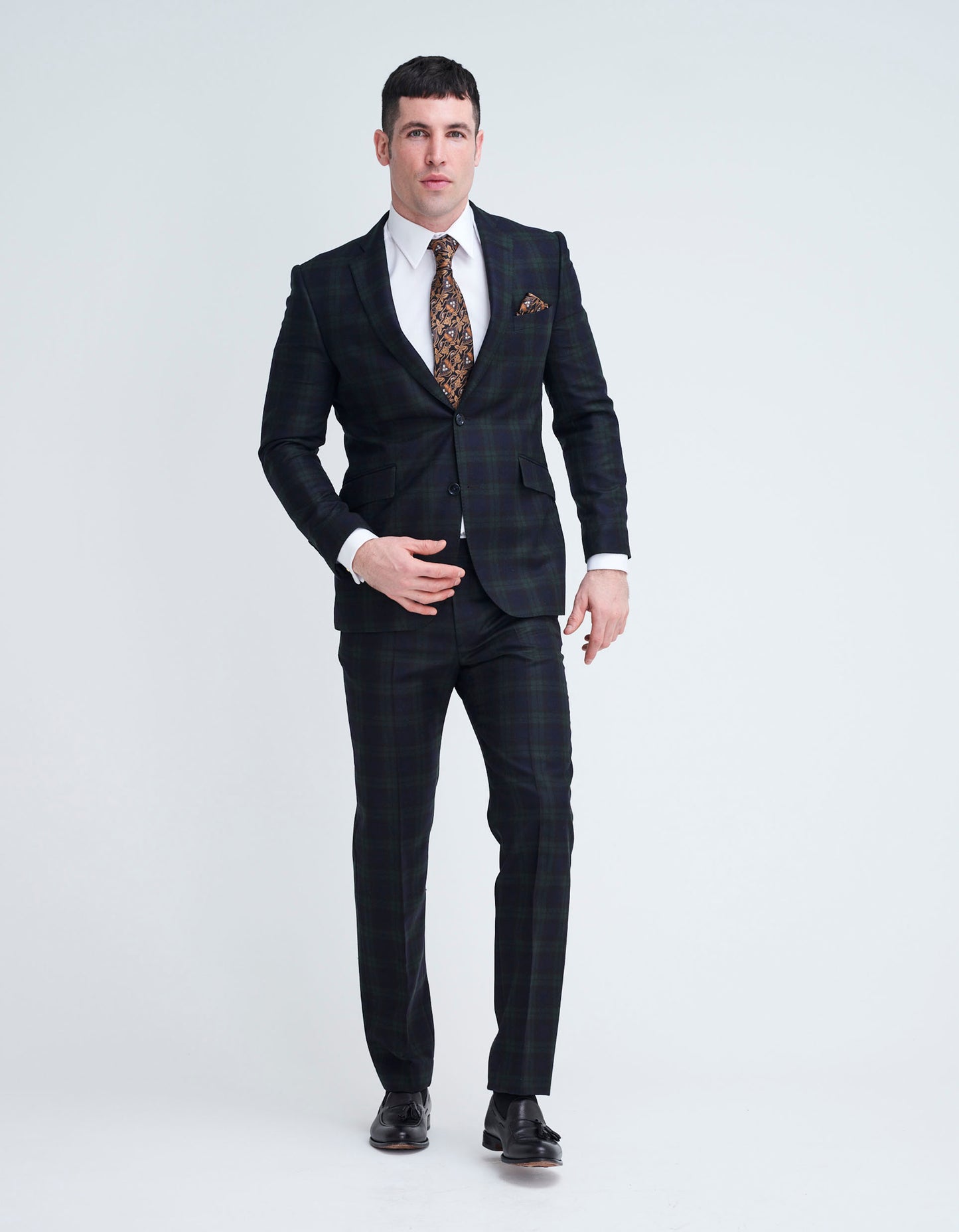 mens flannel suit