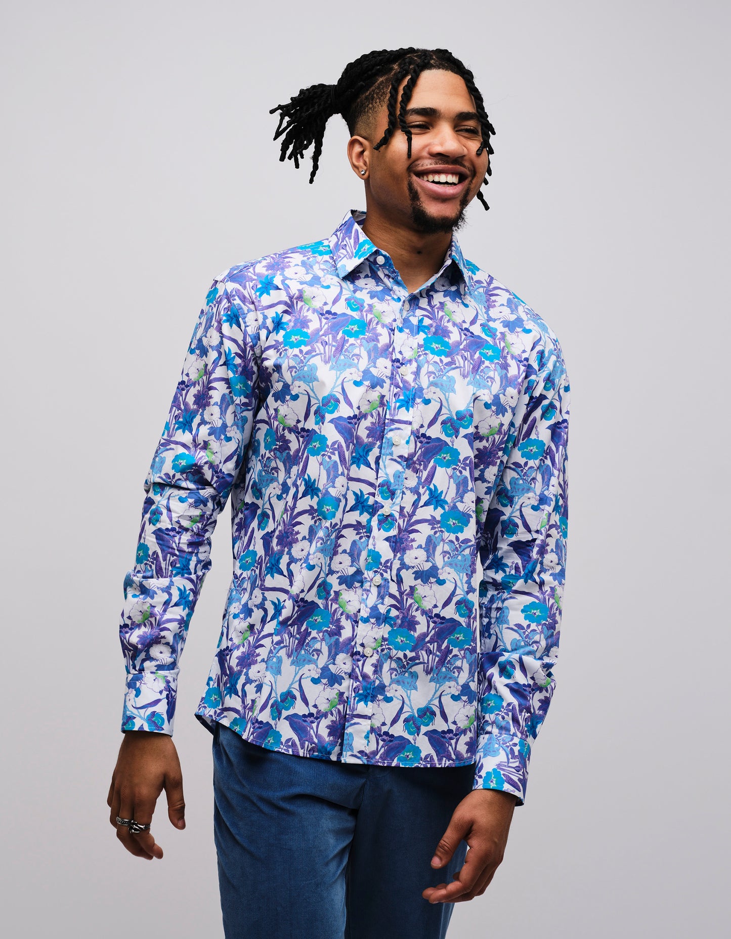 Blue Acid Garden Shirt