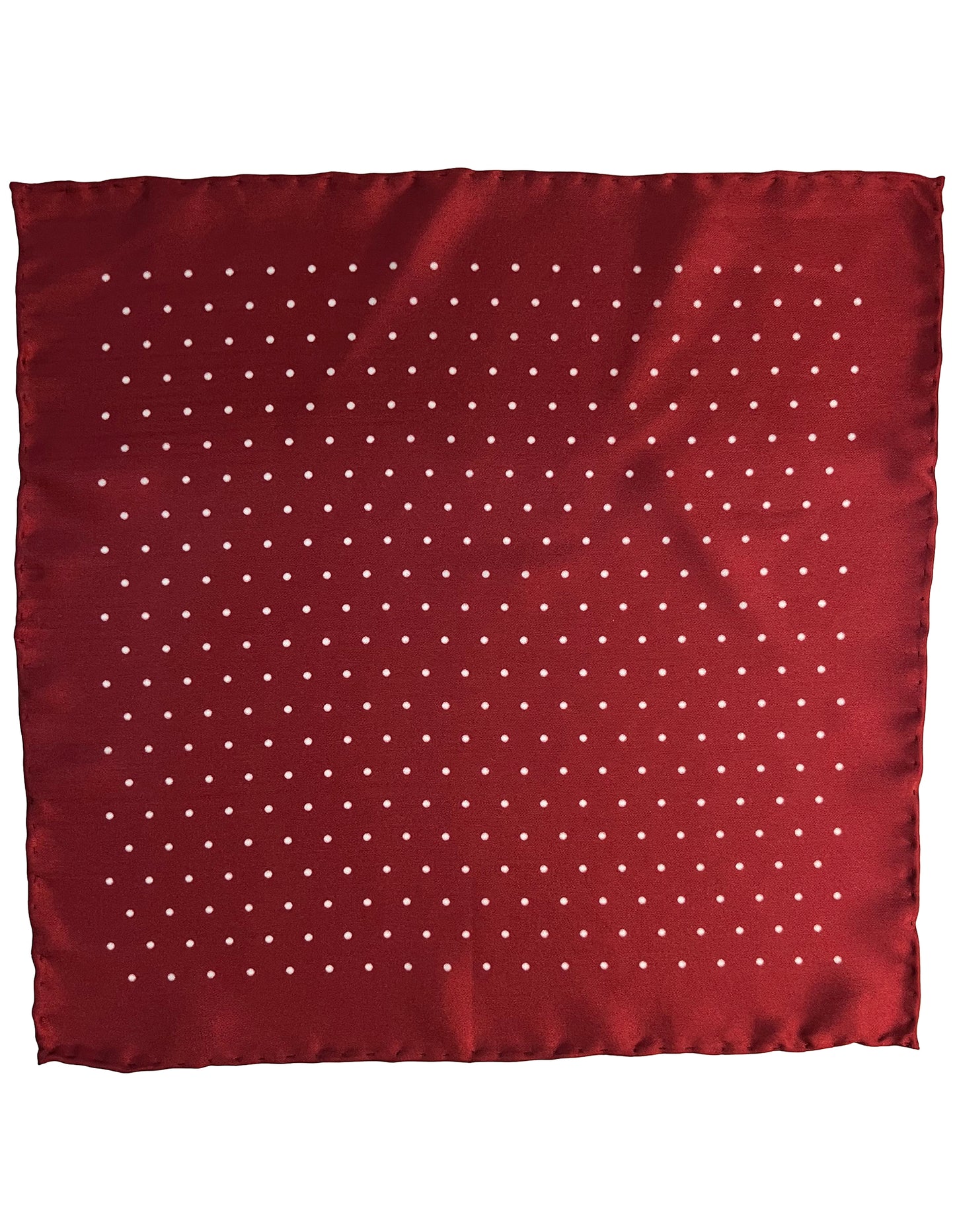 polka dot pocket square silk