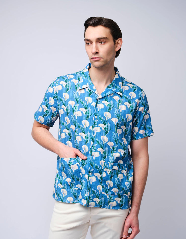 Calla Lily Short Sleeve Shirt - Gresham Blake Online