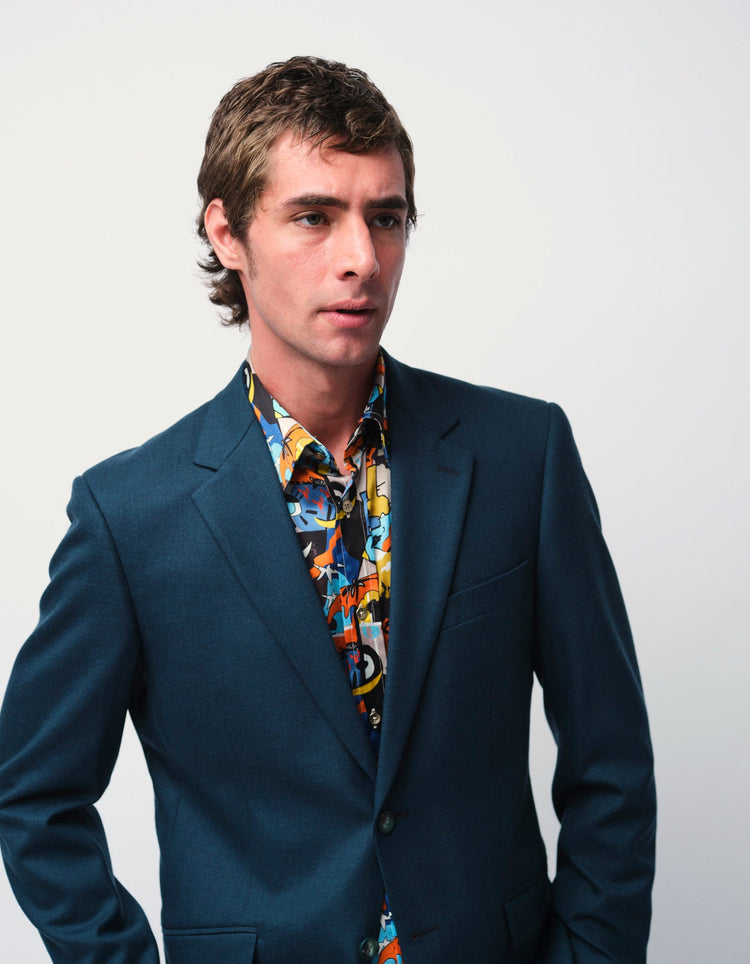Chaos Silk Shirt - Gresham Blake Online