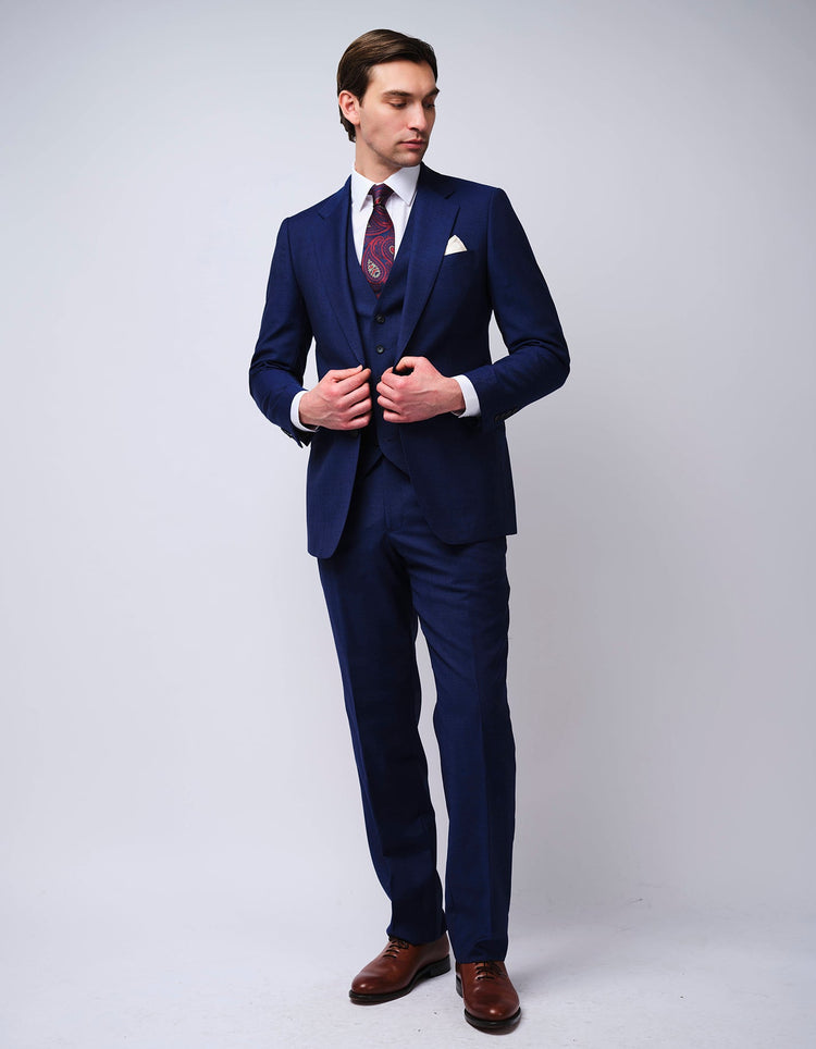 Cobalt Mohair Suit - Gresham Blake Online