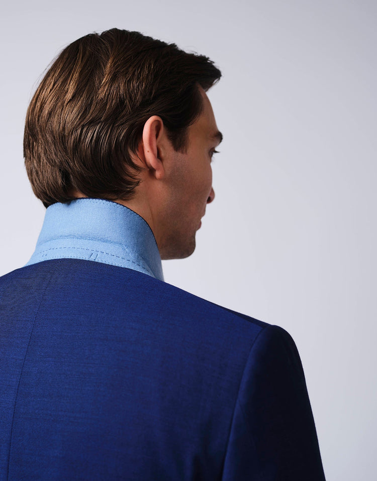 Cobalt Mohair Suit - Gresham Blake Online