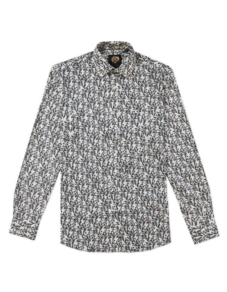 Floral Jacquard Shirt