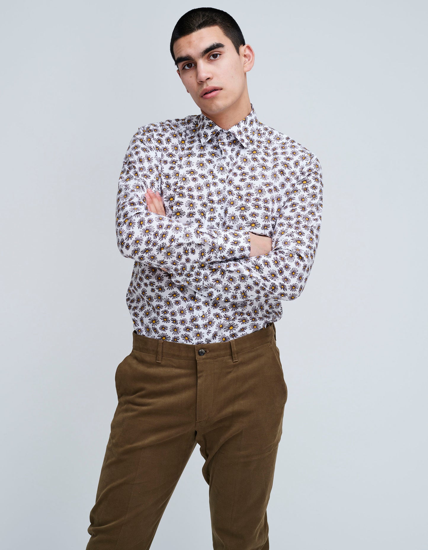 cotton printed shirts for men