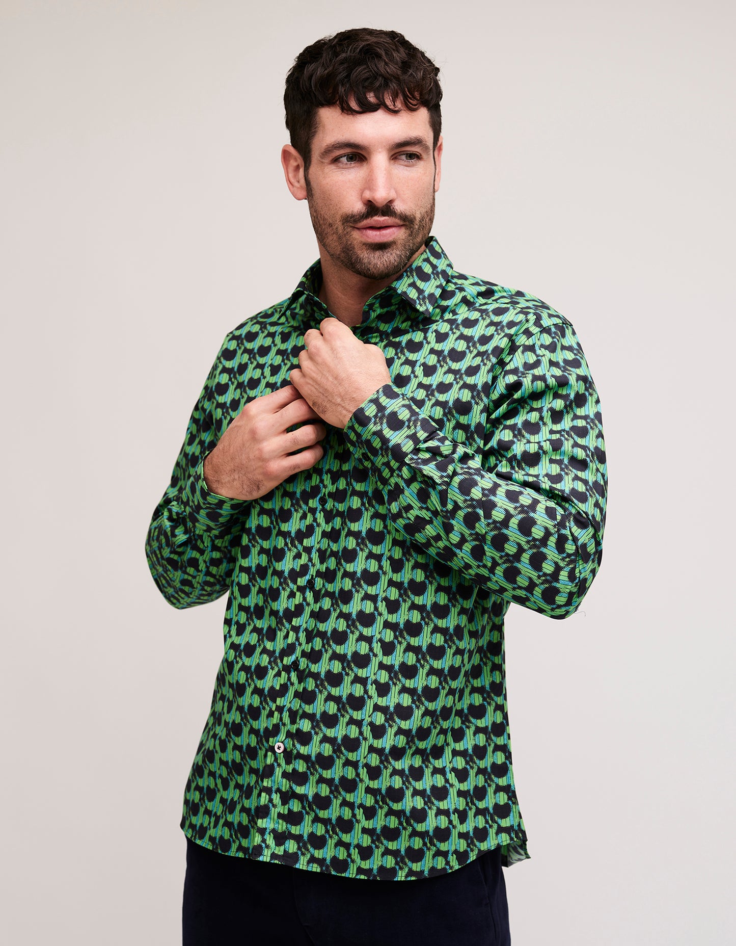 mens green shirt