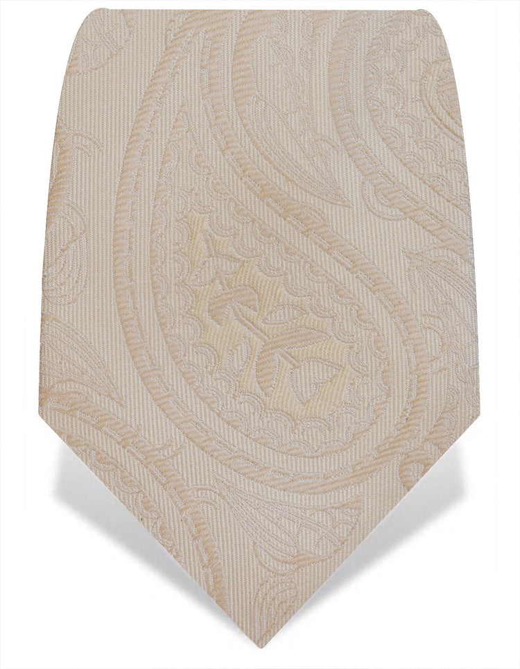 Ivory Paisley Tie - Gresham Blake Online