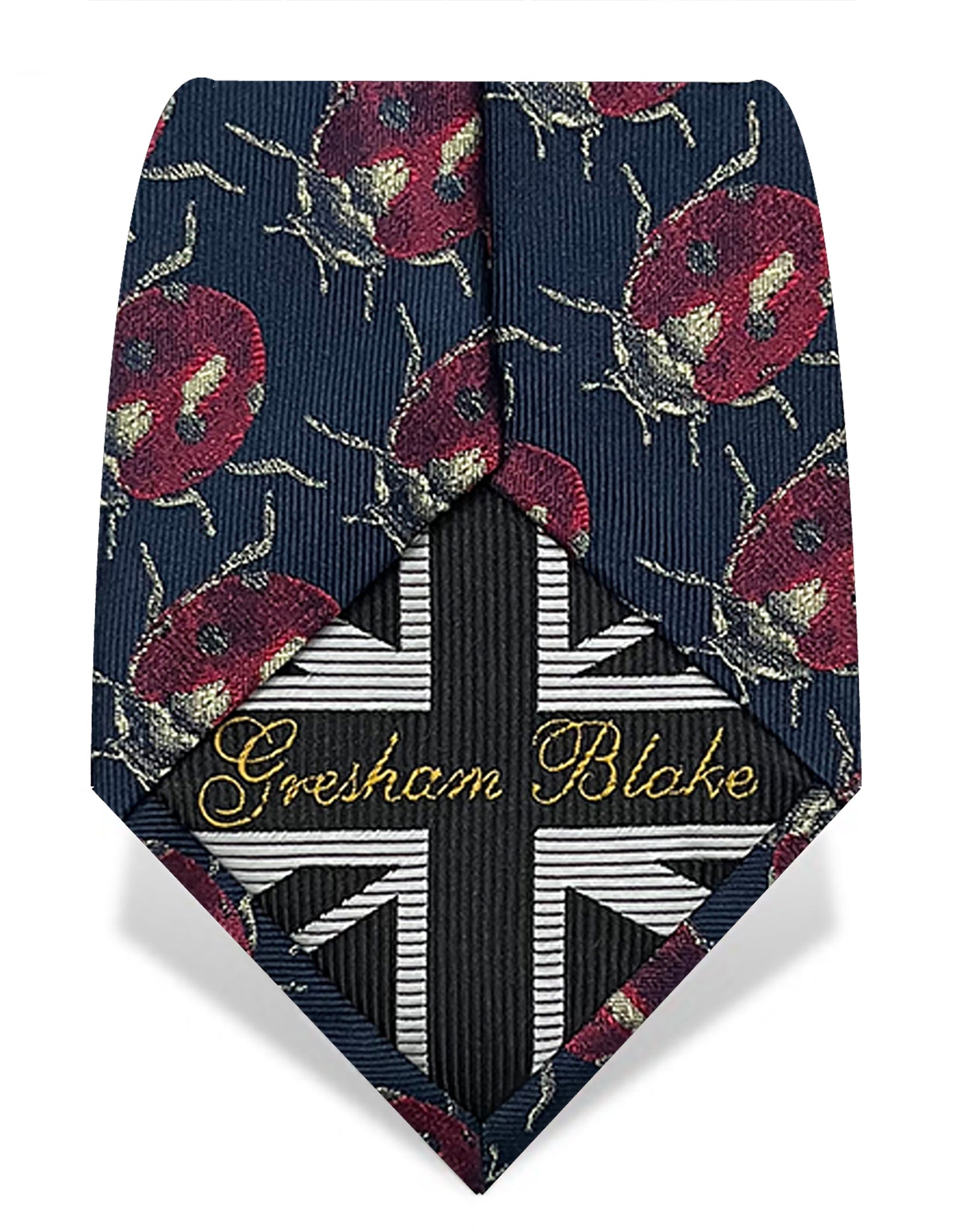 lady bugs printed tie