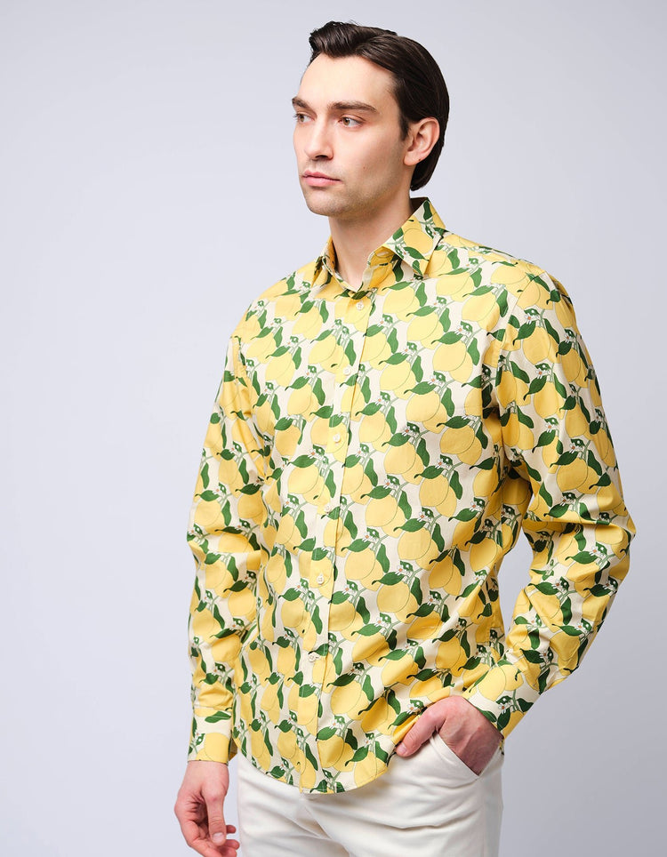 Lemon Print Shirt - Gresham Blake Online