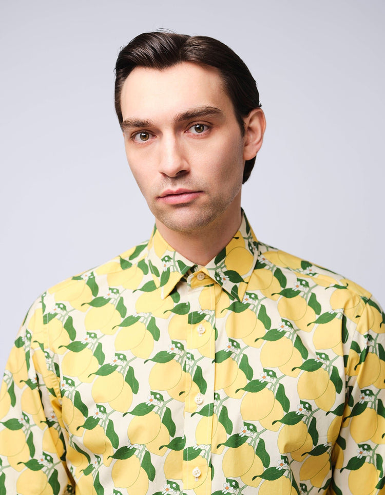 Lemon Print Shirt - Gresham Blake Online