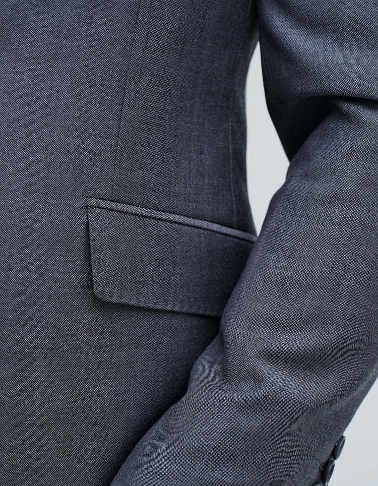 Light Grey Mohair 2 Piece Suit - Gresham Blake Online