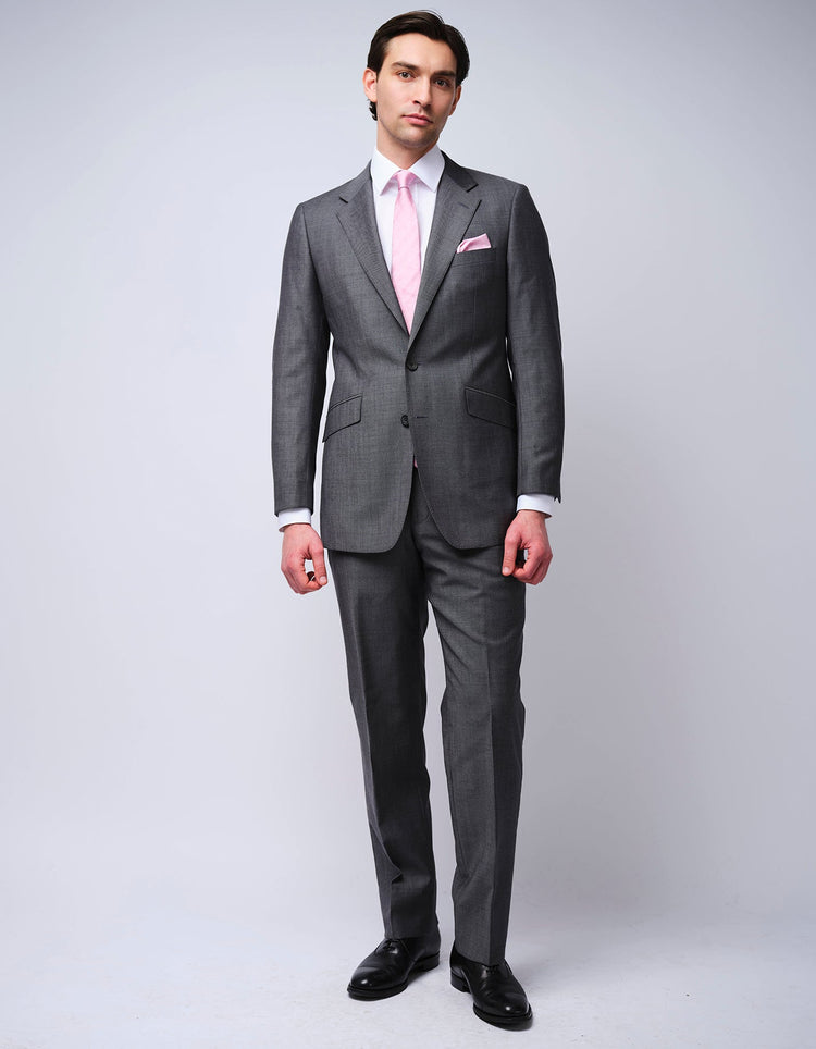 Light Grey Mohair Suit - Gresham Blake Online
