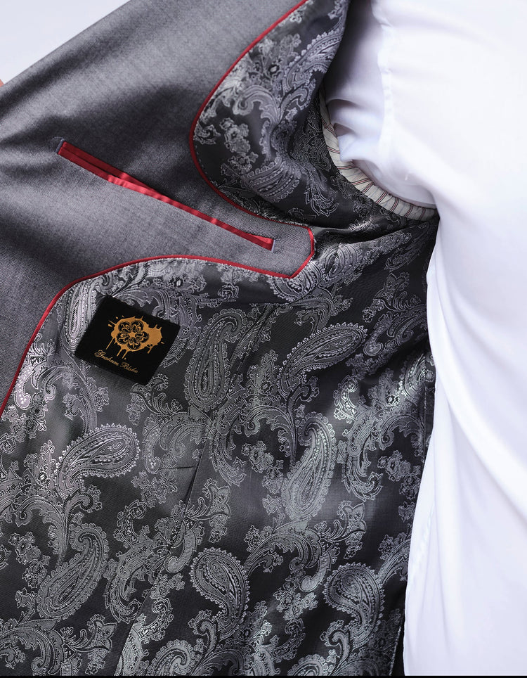 Light Grey Mohair Suit - Gresham Blake Online