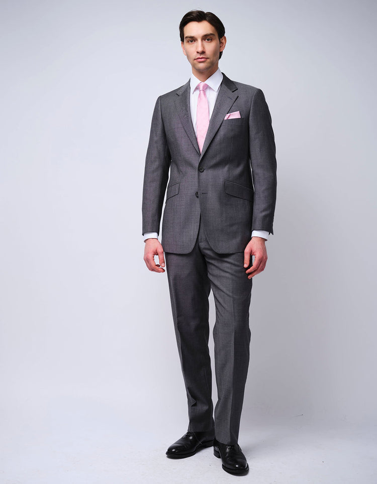 Light Grey Mohair Suit - Gresham Blake Online