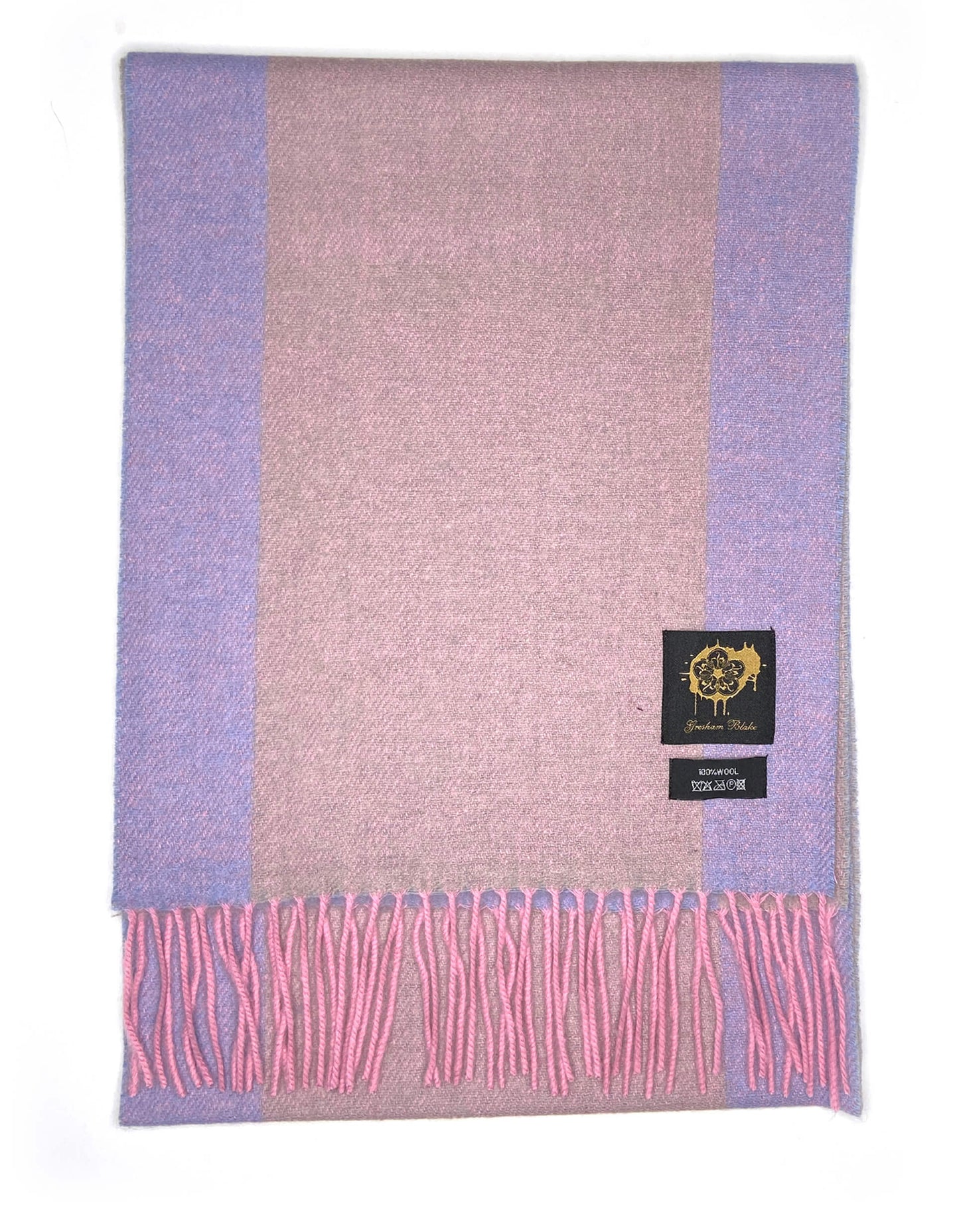 Light Pink Stripe Scarf