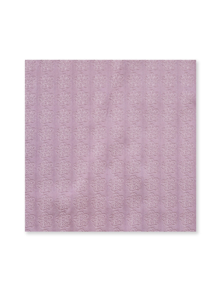 Lilac GB Logo Silk Pocket Square - Gresham Blake Online