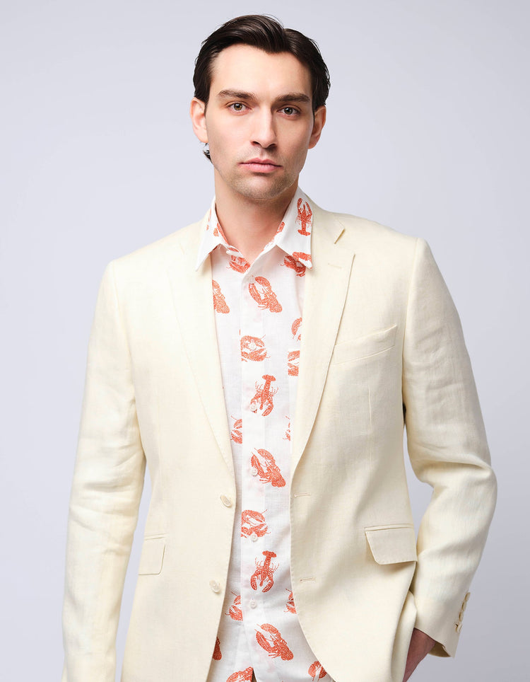Lobster Dot Short Sleeve Shirt - Gresham Blake Online