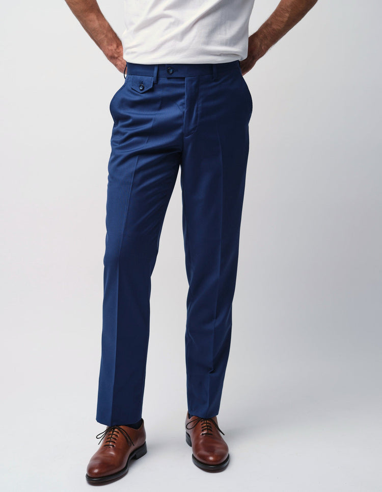 Navy Trousers - Gresham Blake Online