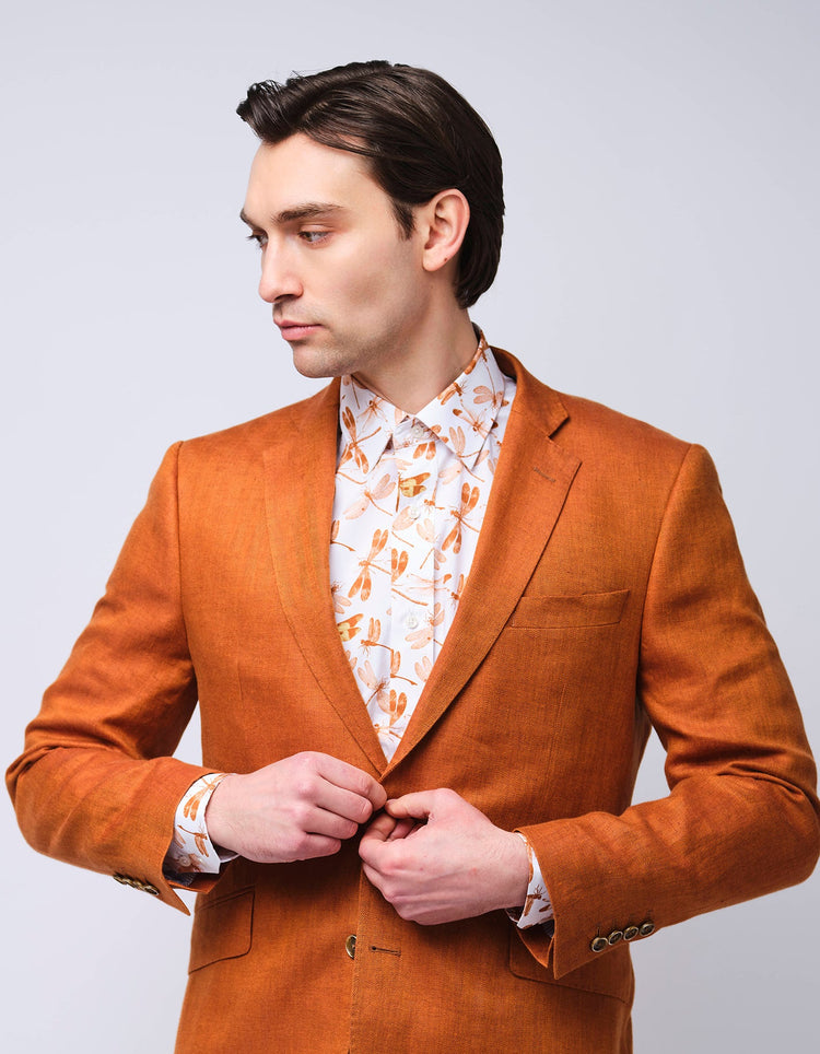 Orange Dragonflies Shirt - Gresham Blake Online