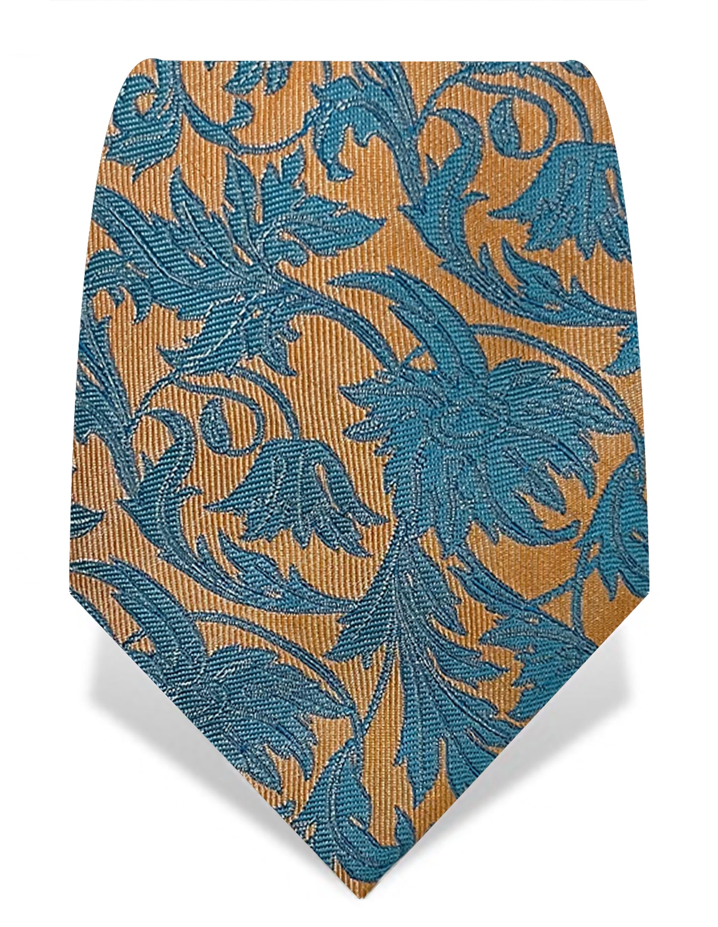 orange turquoise tie
