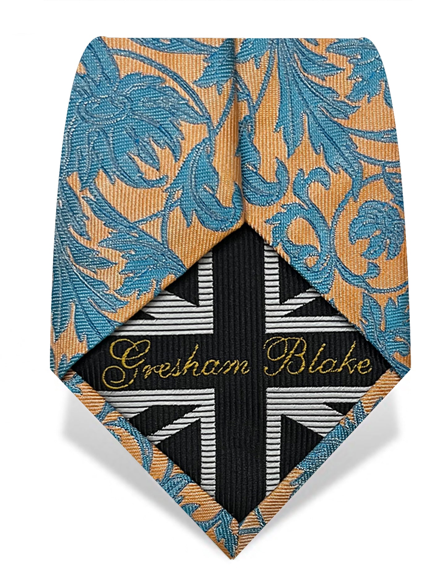 Silk opulent orange tie