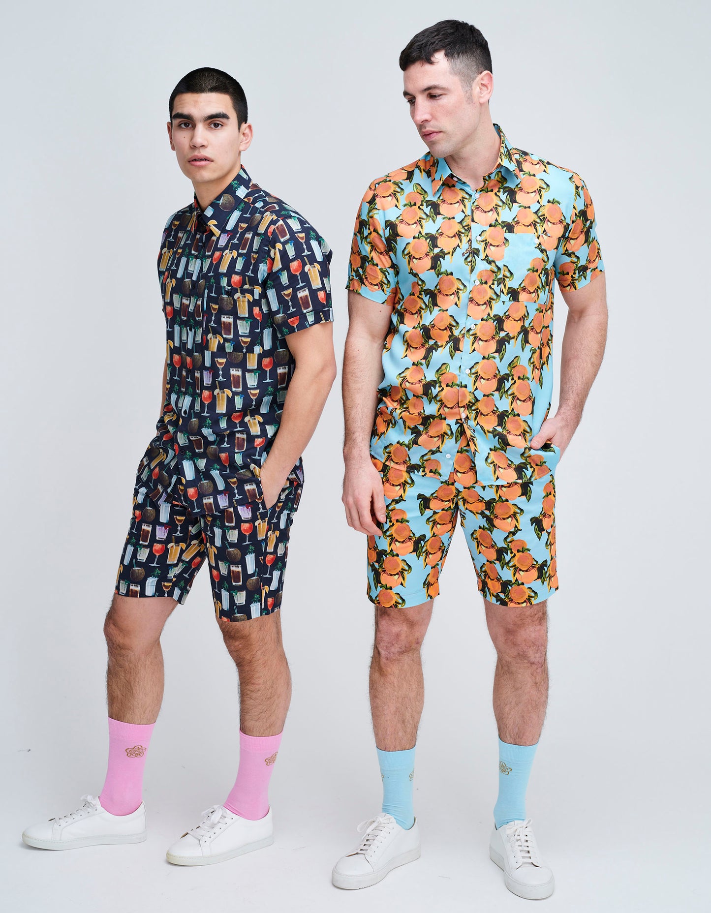 shirt with shorts male