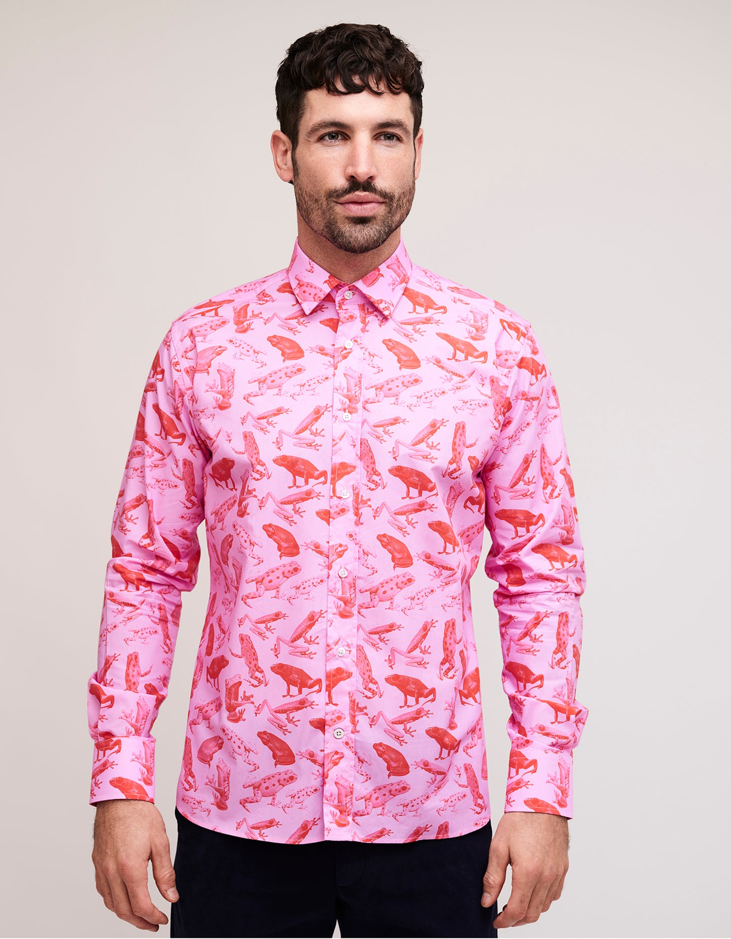pink designer shirt mens