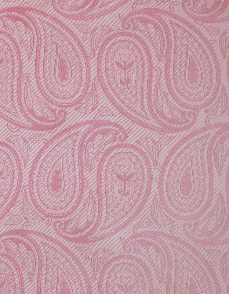 Pink Paisley Pocket Square - Gresham Blake Online