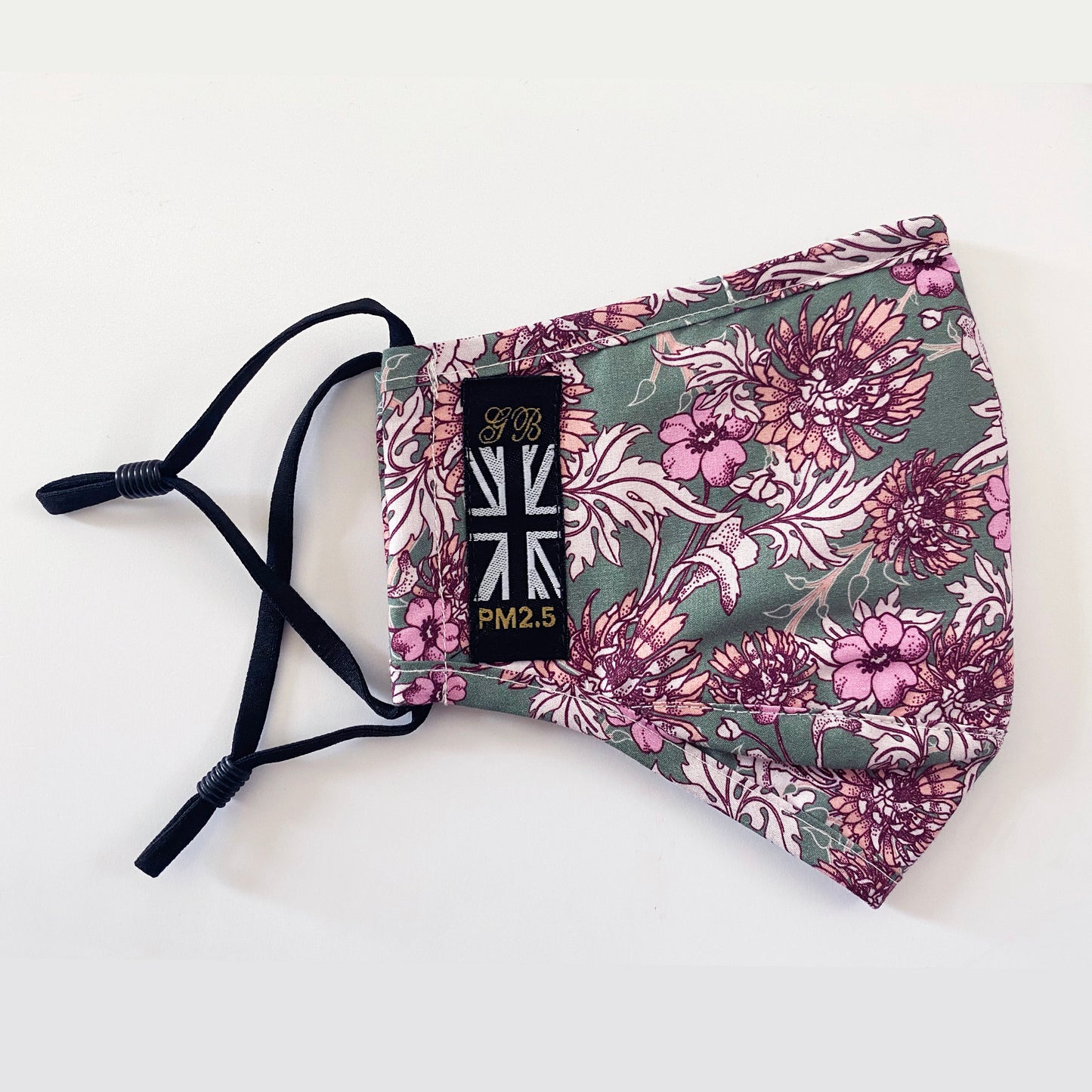 Small Pink Floral Face Mask