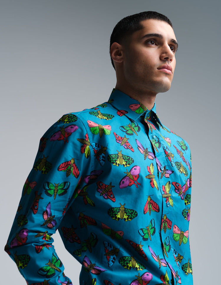 Psychedelic Moths Shirt - Gresham Blake Online