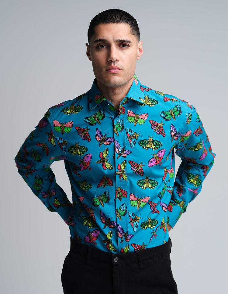 Psychedelic Moths Shirt - Gresham Blake Online