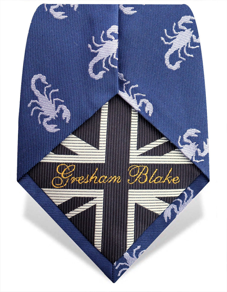 Purple Scorpion Silk Tie - Gresham Blake Online