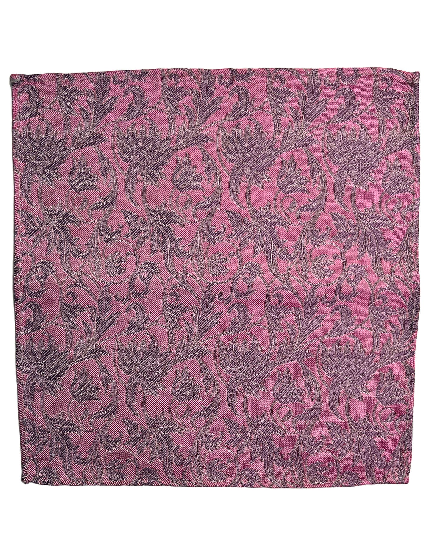 pocket square purple floral