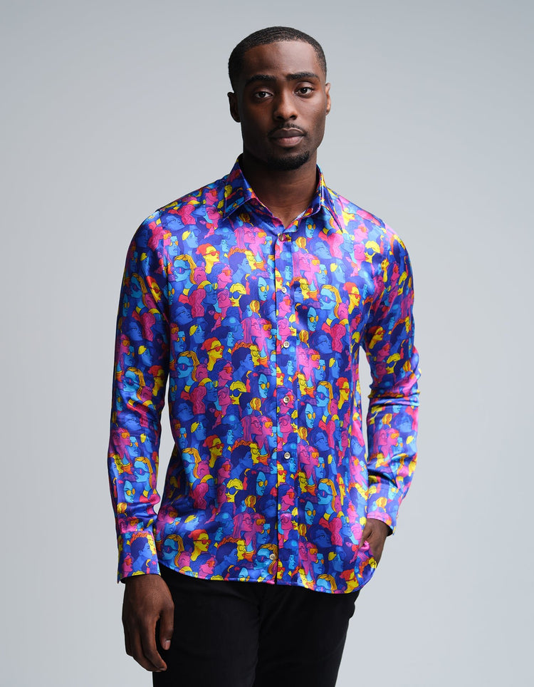Ravers Silk Shirt - Gresham Blake Online