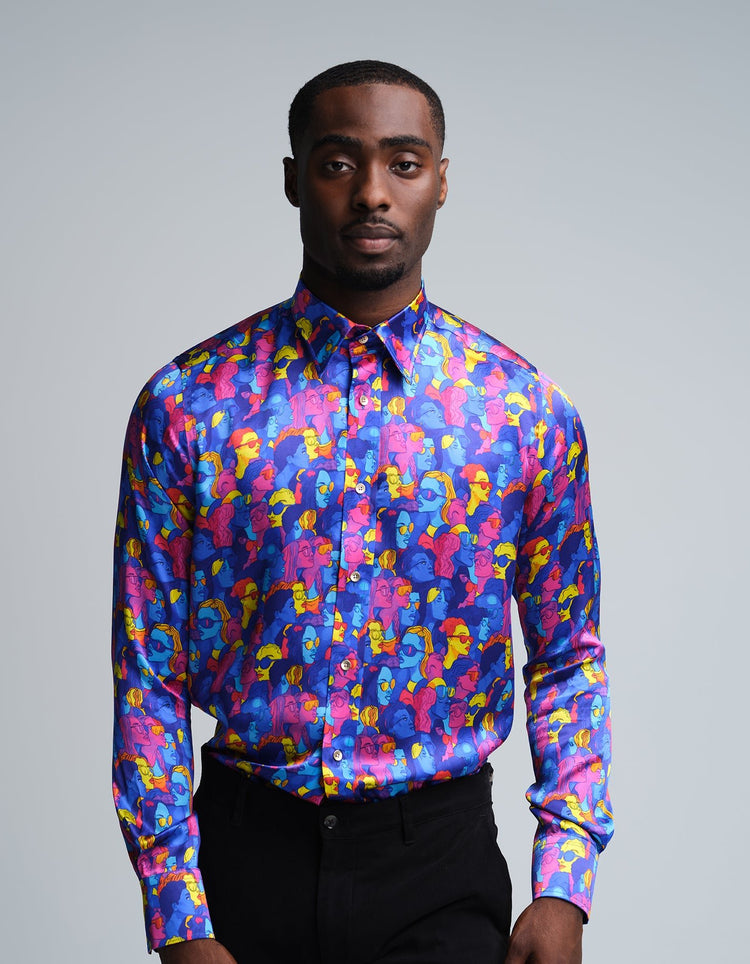 Ravers Silk Shirt - Gresham Blake Online