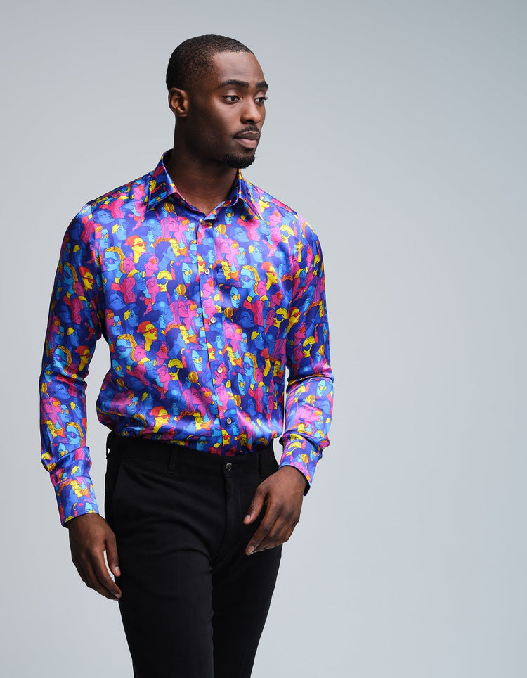 Ravers Silk Shirt - Gresham Blake Online